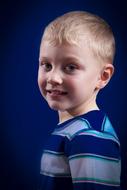 Portrait of blond Boy Child