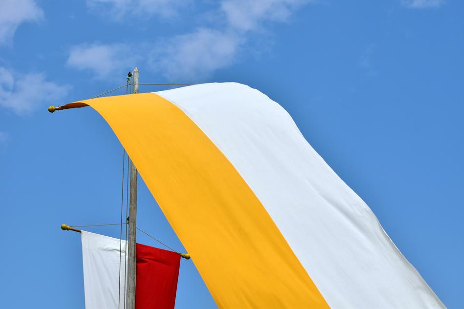 Flag Sky Church Corpus