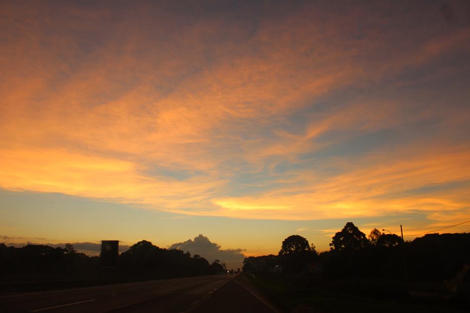 Landscape End Of Afternoon Nature