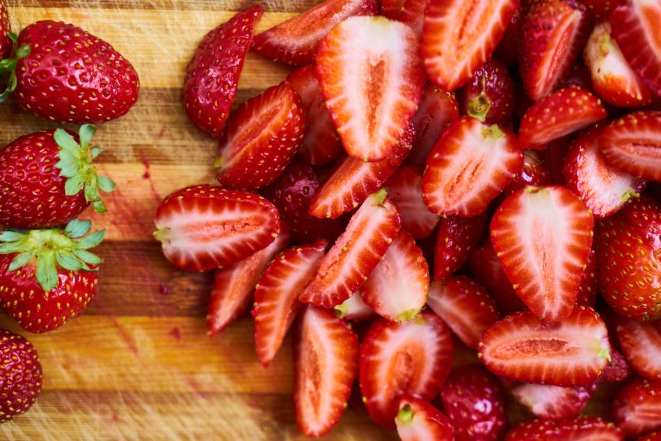 Strawberry Red Macro
