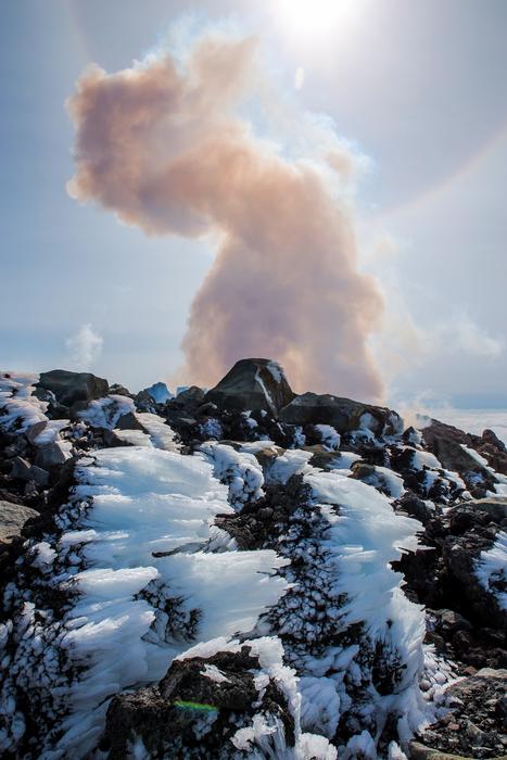 Landscape Snow Smoke