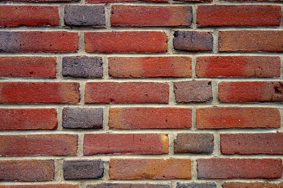 Brick Wall Red