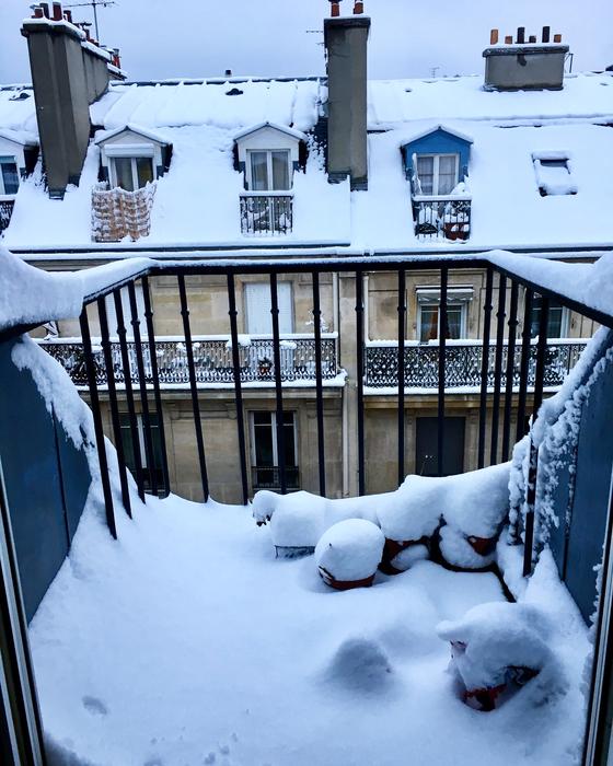 Balcony Snow Winter