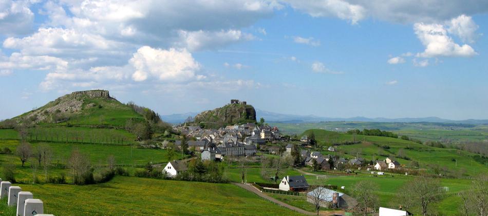 Auvergne France Landscape Old