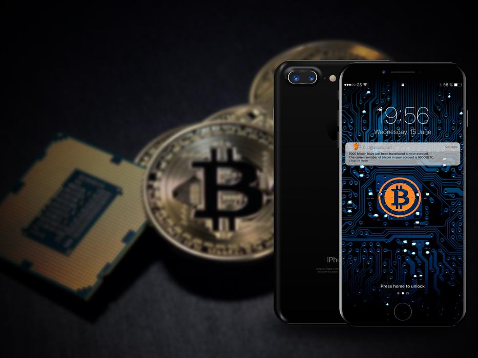 Iphine 8 Bitcoin Technology clipart