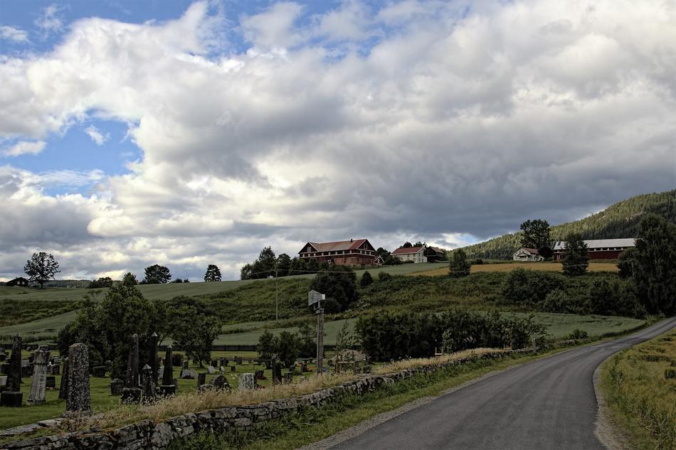 Norway Heddal Landscape