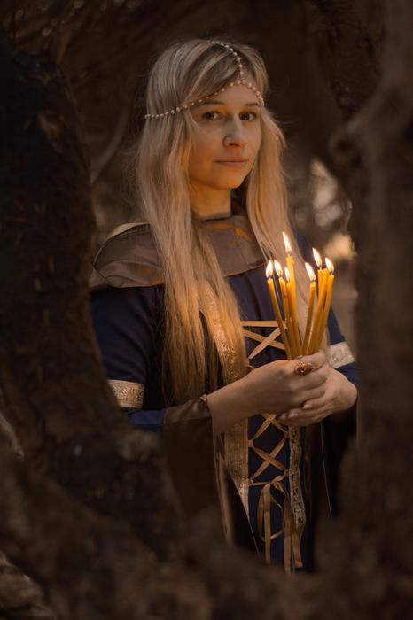 The Middle Ages Autumn Forest