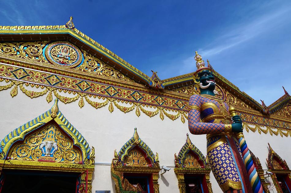 buddha green gray gold