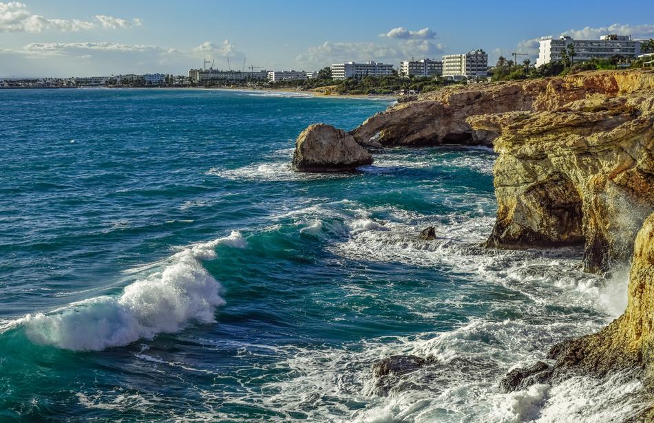 Cyprus Ayia Napa Coastline Rocky