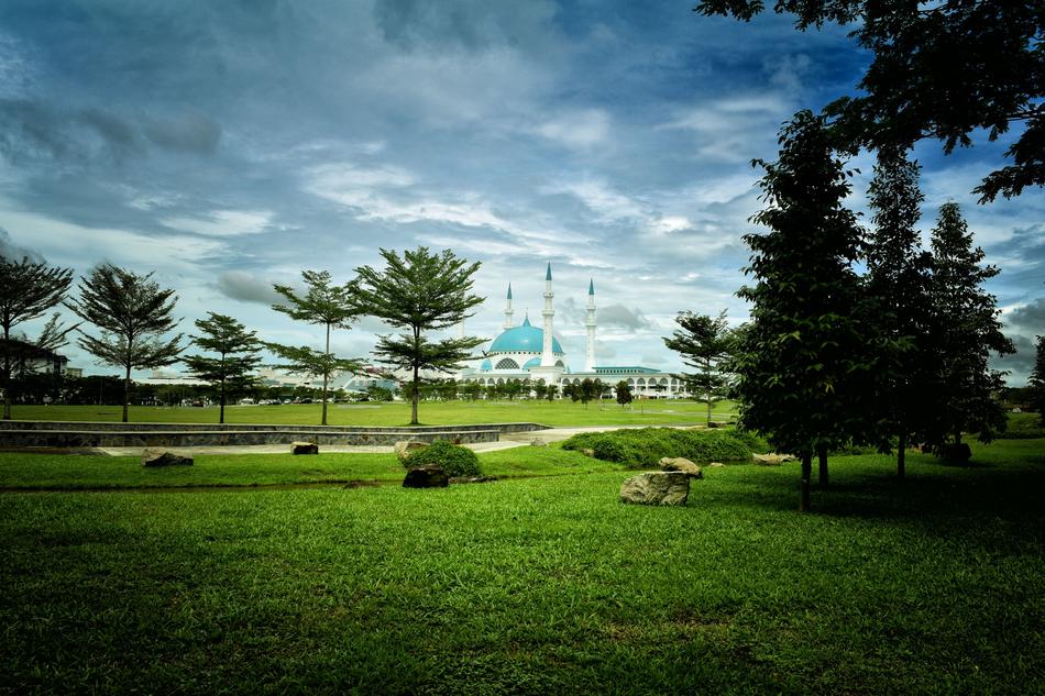 Mosque Prayers Green
