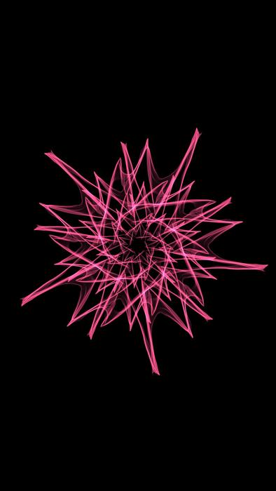 pink lines in the dark