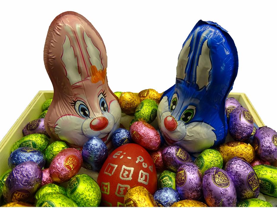 Easter chocolate bunnies