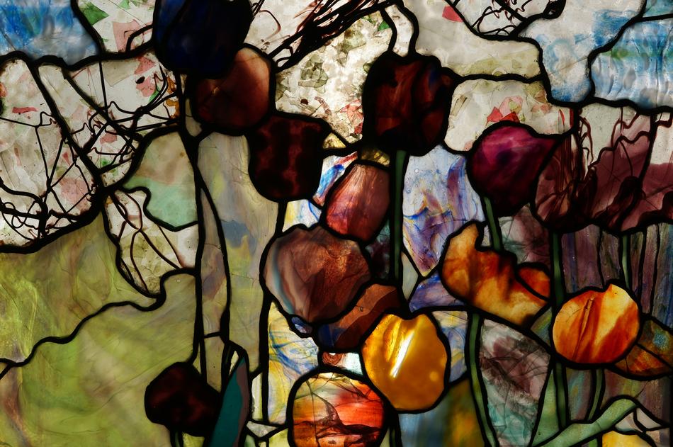 Tiffany Window Colorful