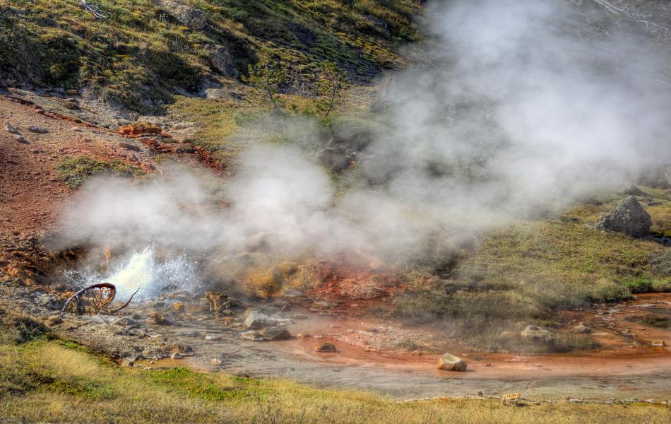 Blood Geyser Yellowstone National