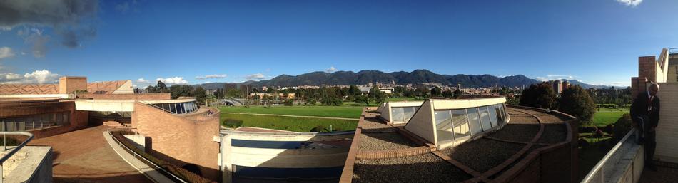 panorama city landscape field