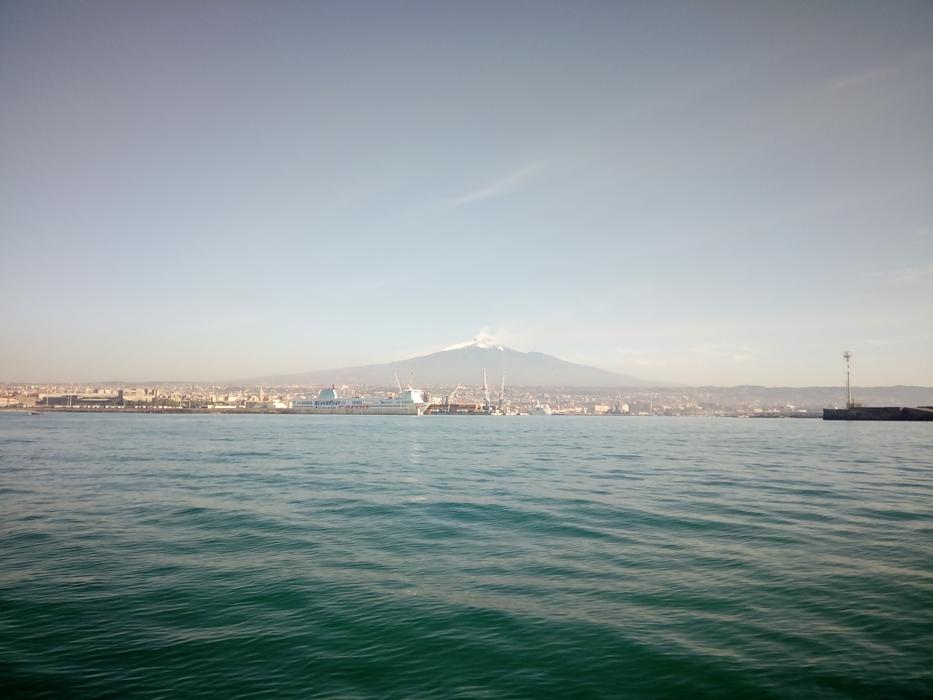 Sea Etna Landscape