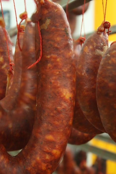 delicious pork sausages