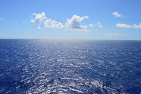 blue sea bright