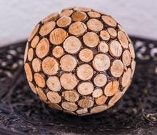 wood ball decoration