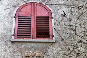 Gray Window Sill facade