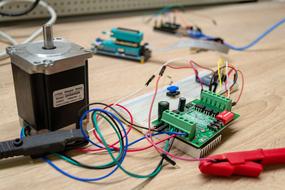boards and stepper motor