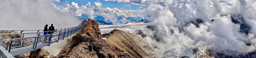 Bridge Mountains Alps