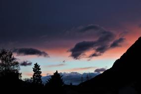 Sunset Panorama Nature