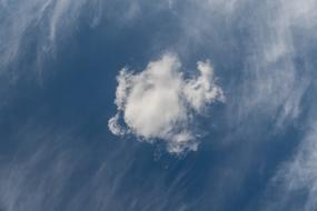 Clouds White Blue