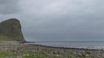 Sea Mountain Landscape