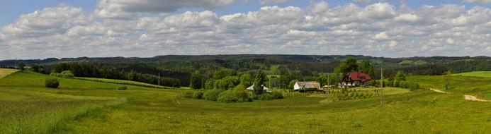 Panoramic Nature Landscape