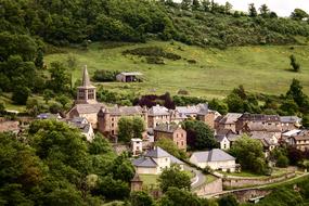 Village Aveyron Medieval