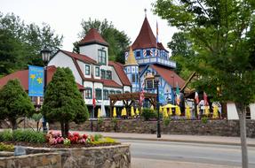 colorful house on the street