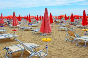 Beach Parasol Sun Loungers