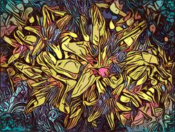 blurring flowers blots