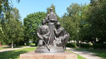 Sergiev Posad Russia Statue