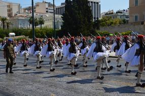 Parade military People