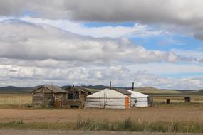 Mongolia Yurt Steppe