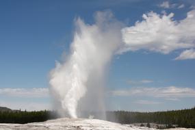 big geyser water earth