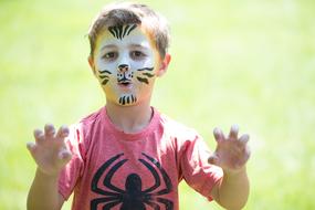 Boy at Picnic Party