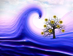 composing nature background graphic