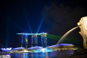 Performance Light Music water
