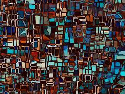 stained glass mosaic glass background