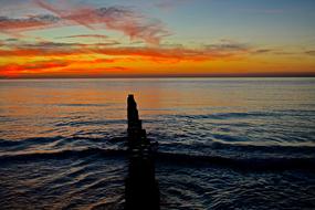 Sunset Waters Dusk