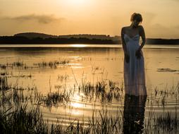 Sunset Water Nature