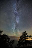 the starry sky is beautiful