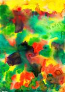 watercolor abstract paint color