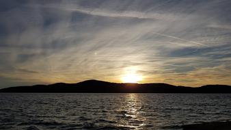 Water Sunset Sea