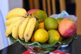 fresh fruit on a plate