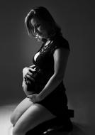 pregnant beautiful girl