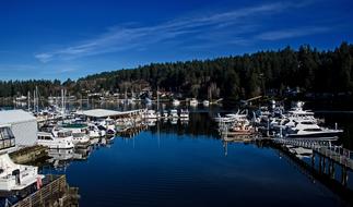 Gig Harbor Washington Usa Port Bay